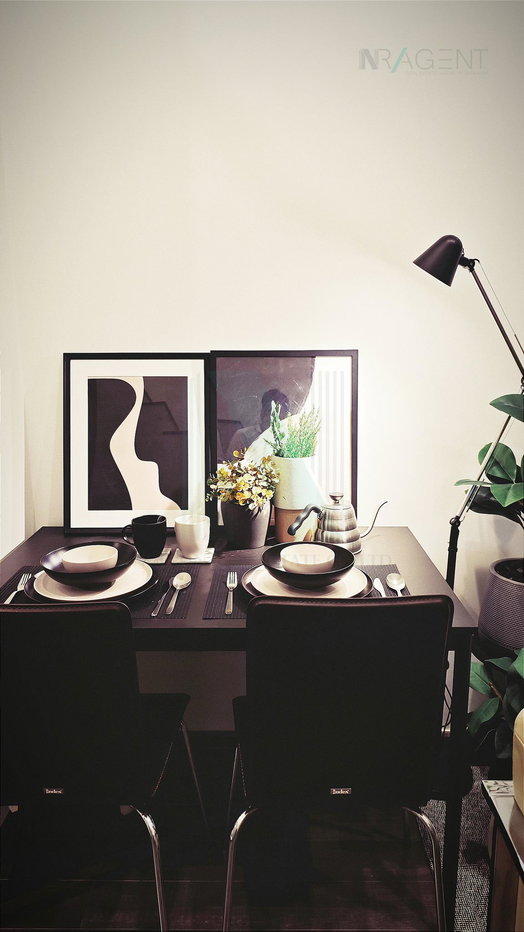 รูป 🚩 ให้เช่าคอนโด ไนท์บริดจ์ สเปซ พระราม 9 อาคาร 1 ชั้น 27 Duplex ขนาด 33.00 ตรม ใกล้ Central พระราม 9 - รูปที่ 6/8