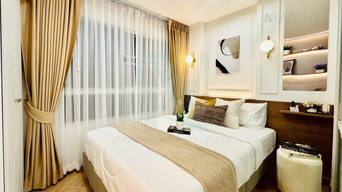 ขายคอนโด ลุมพินี วิลล์ อ่อนนุช 46 อาคาร E ชั้น 8 1 ห้องนอน ขนาด 23 ตรม ใกล้ Seacon Square