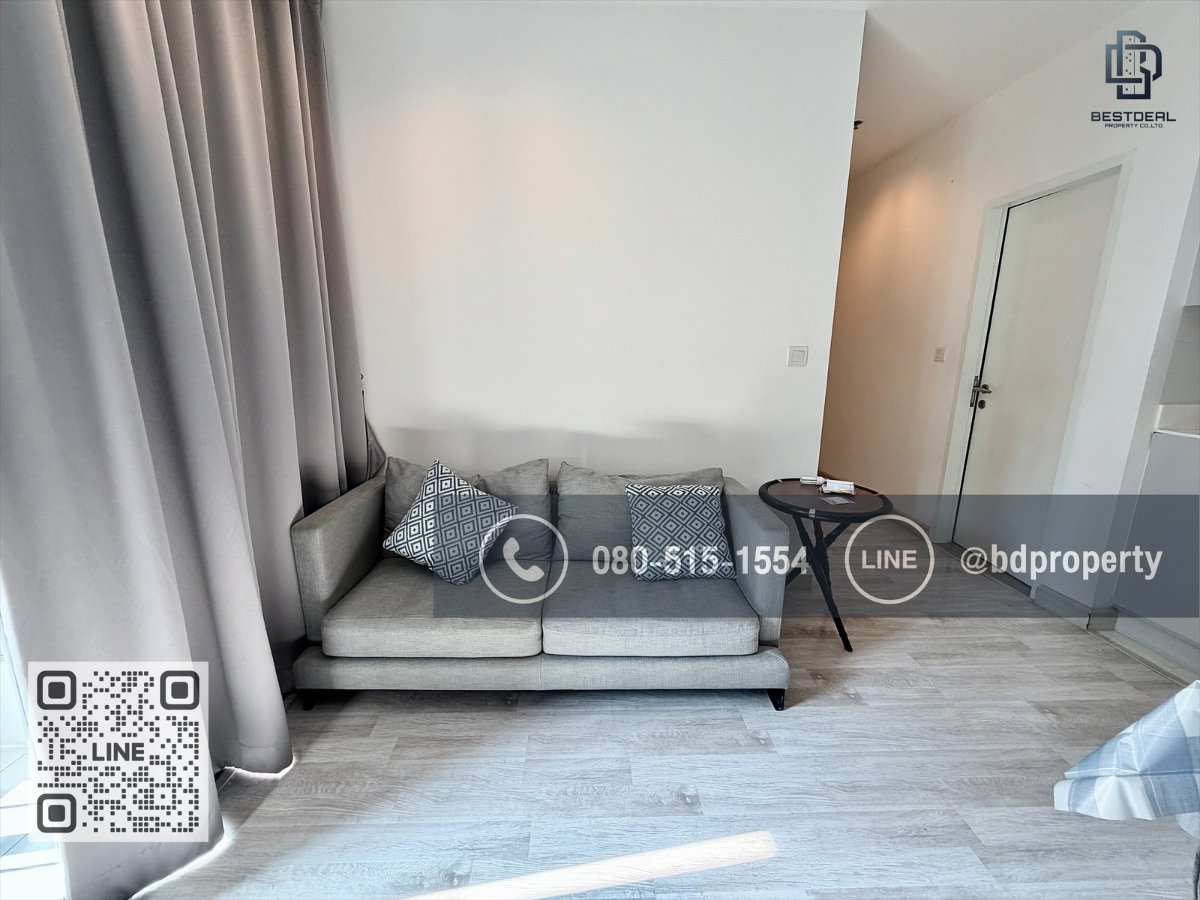 รูป Bestdeal ให้เช่าด่วน!!!ราคา 25,000/เดือนเท่านั้น 2 ห้องนอน 55 sqm. เฟอร์นิเจอร์และเครื่องใช้ไฟฟ้าครบพร้อมเข้าอยู่ ใกล้MRT และ เซ็นทรัลพระราม 9 - รูปที่ 4/18