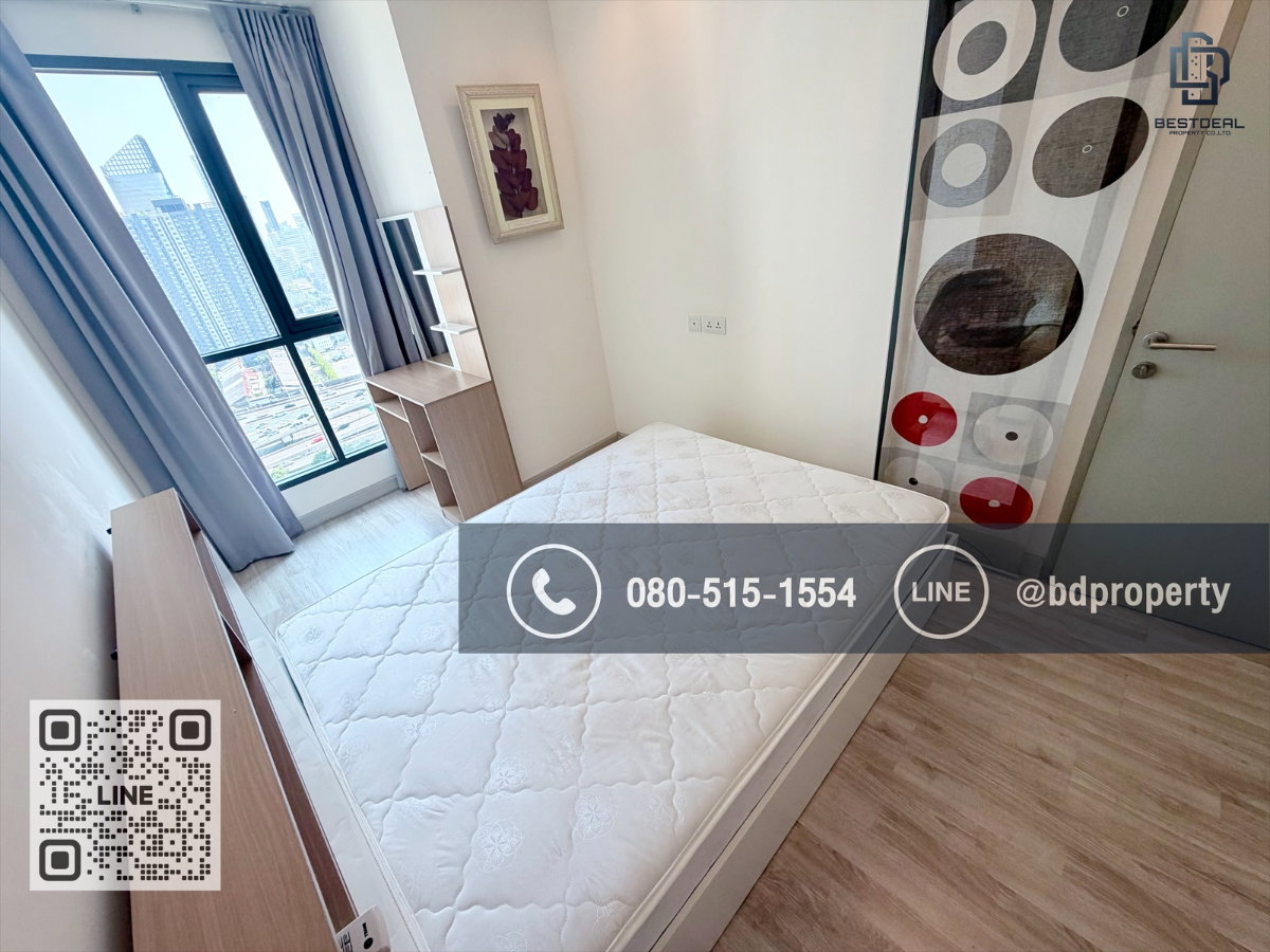 รูป Bestdeal ให้เช่า 1 ห้องนอน 31ตรม.ราคา 15,000/เดือนเท่านั้น เฟอร์นิเจอร์และเครื่องใช้ไฟฟ้าครบ“IDEO MOBI RAMA 9” ใกล้MRT และ เซ็นทรัลพระราม 9 - รูปที่ 4/11