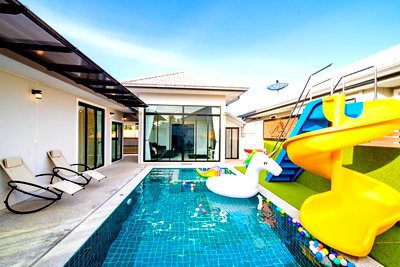 Houses for sale Prachaubkirikhan : 3-Bedroom Private Pool Villa – Soi Mon Mai, Hua Hin