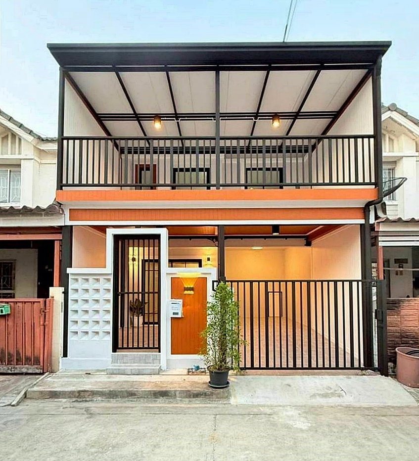 รูป บ้านสวยจริง พร้อมเทอเรซหน้าบ้าน #หมู่บ้านพฤกษา 76 บางใหญ่ แก้วอินทร์ ตลาดพระปิ่น 3 ใกล้เซ็นทรัล เวสเกต ใกล้ MRT ตลาดบางใหญ่ - รูปที่ 1/24