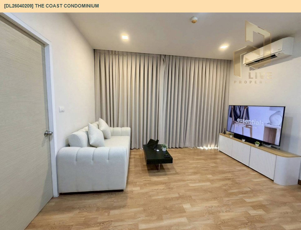 รูป DL26040209 ให้เช่าคอนโด เดอะ โคสต์ คอนโดมิเนียม (The Coast Condominium) ใกล้ BTS บางนา พร้อมเข้าอยู่ โทรด่วน 0842740999 LineID @523dslwi - รูปที่ 2/6