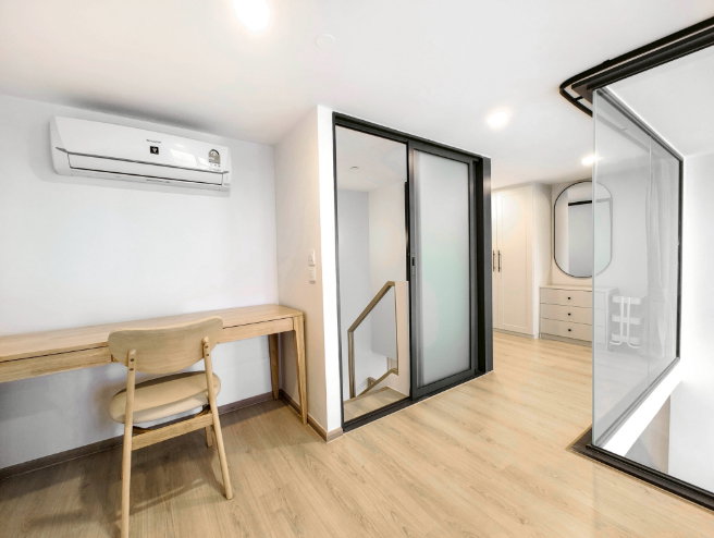 รูป ให้เช่า ไลฟ์ พระราม 4-อโศก แบบ Duplex 2นอน 1น้ำ วิวคุ้งบางกระเจ้า - รูปที่ 11/14