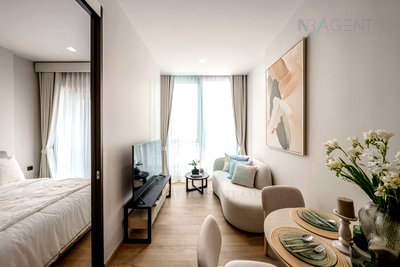 คอนโดให้เช่า : 🎊 ให้เช่าคอนโด เดอะ เครสท์ พาร์ค เรสซิเดนซ์ อาคาร 1 ชั้น 34 1 ห้องนอน ขนาด 35.00 ตรม ใกล้ BTS ห้าแยกลาดพร้าว