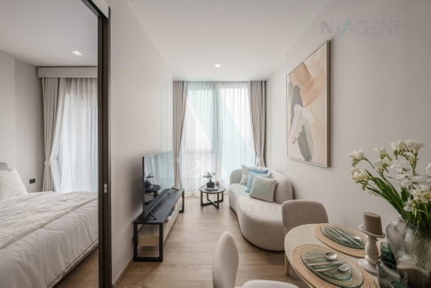 🎊 For Rent Condo THE CREST PARK RESIDENCES Building 1, Floor 34,1 bed room, Room size 35.00 sqm