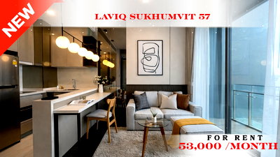 Condos for rent : 🍀🍀 Prime Condo Location 🚆 For Rent 📌 Laviq Sukhumvit 57 (Line: @rent2022) | Near BTS Thonglor  ✨ Ready to move in! ✨ 📌 Ref Code: A00842