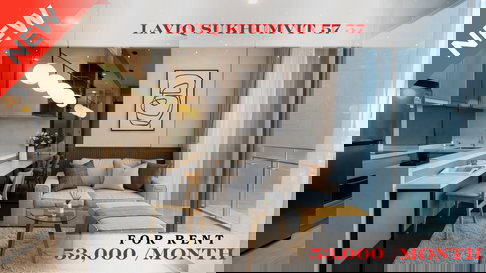 🍀🍀 Prime condo location 🚆ให้เช่า📌 ลาวีค สุขุมวิท 57 (Line:@rent2022)BTS ทองหล่อ✨พร้อมเข้าอยู่  ✨ A00842