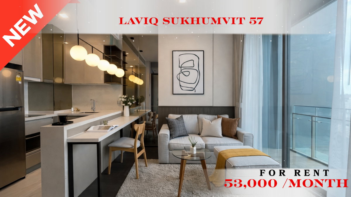 รูป 🍀🍀 Prime condo location 🚆ให้เช่า📌 ลาวีค สุขุมวิท 57 (Line:@rent2022)BTS ทองหล่อ✨พร้อมเข้าอยู่  ✨ A00842 - รูปที่ 1/12