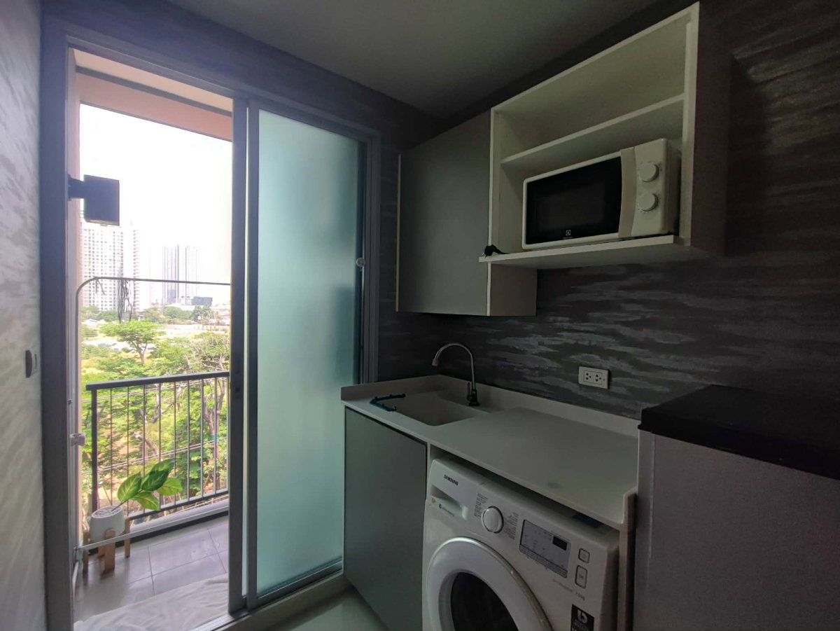 รูป 🏆ให้เช่า 12,000 คอนโด Metro Luxe Rama 4 ติดซอย ม.กรุงเทพ กล้วยน้ำไท ใกล้ BTS เอกมัย 🏆ห้องตกแต่งสวย เป็นสัดส่วน ห้องน้ำซ่อนรูป - รูปที่ 9/15