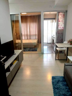 Condos for rent Pak Kret Nonthaburi : For Rent Condo NICHE ID @ PAKKRET STATION Building 1, Floor 8,1 bed room, Room size 28 sqm