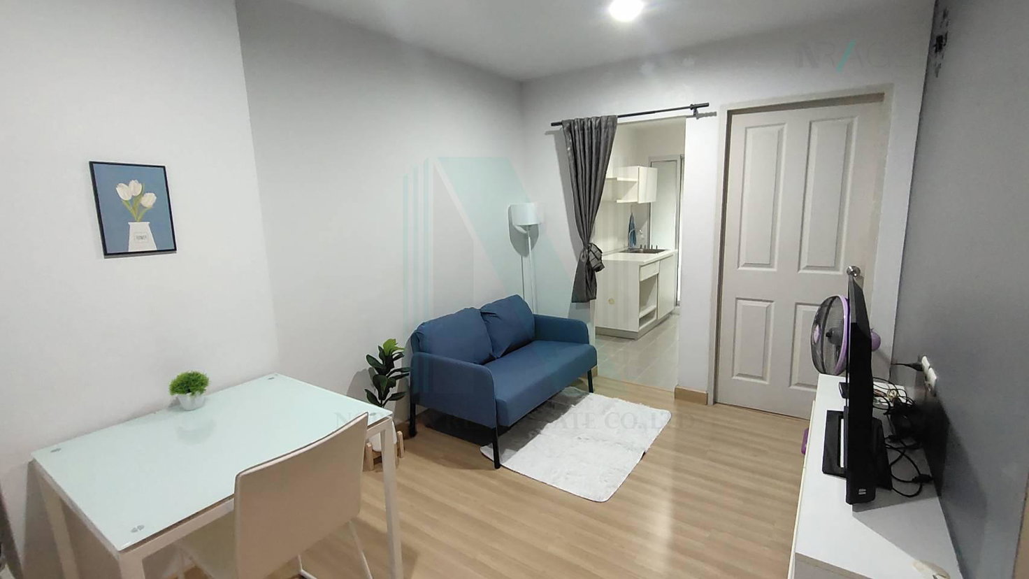 รูป 🚩 ให้เช่าคอนโด เดอะคิทท์ พลัส นวมินทร์ อาคาร 1 ชั้น 2 1 ห้องนอน ขนาด 31.00 ตรม ใกล้ แฟชั่นไอส์แลนด์ - รูปที่ 2/8