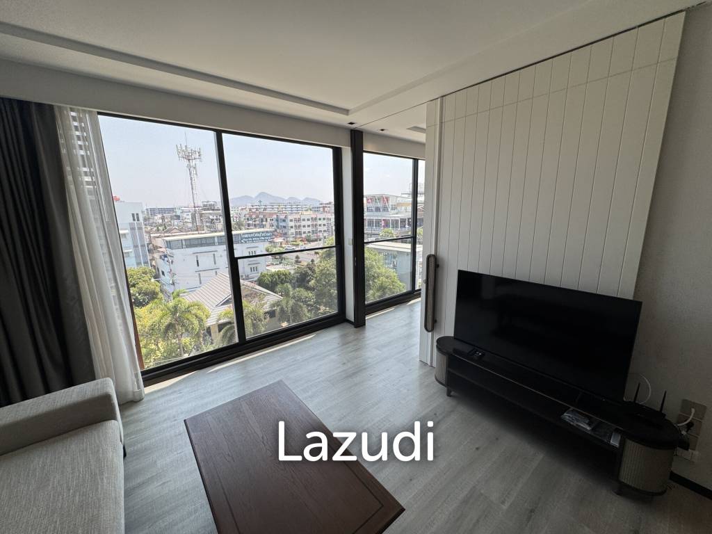 รูป คอนโดใหม่ 45 ตร.ม. ชั้น5 ห้องมุมวิวเมืองและทะเลบางส่วนใจกลางหัวหิน - รูปที่ 4/33