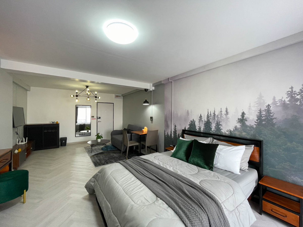 รูป ให้เช่า ที.เค.แมนชั่น ติด MRT บางกระสอ ขนาด 40 ตร.ม ชั้น 8 วิวเมืองสวยมาก ไม่รับเอเจ้นท์ 4,900 บี 0641466445 LINE: @hatcheryagent - รูปที่ 4/23