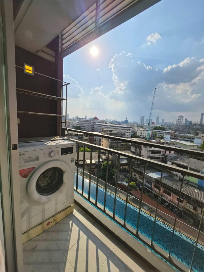 รูป code : H95 ว่างแล้ว!! Lumpini Place Ratchada - Sathu (ลุมพินี เพลส รัชดา - สาธุ ) | รีโนเวทใหม่ 2 ห้องนอน วิวสระ ใกล้เซ็นทรัล พระราม 3 พร้อมเข้าอยู่ - รูปที่ 8/9