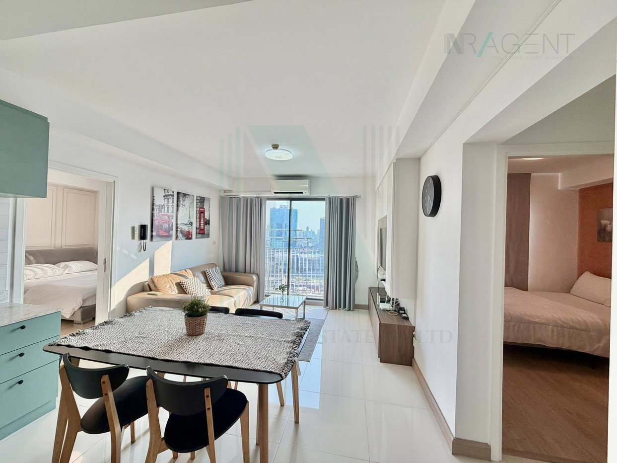 รูป 🚩 ให้เช่าคอนโด ฟิวส์ โมเบียส รามคำแหง สเตชั่น อาคาร 1 ชั้น 20 2 ห้องนอน ขนาด 55 ตรม ใกล้ ฟู้ดแลนด์ซุปเปอร์มาร์เก็ต - รูปที่ 2/8