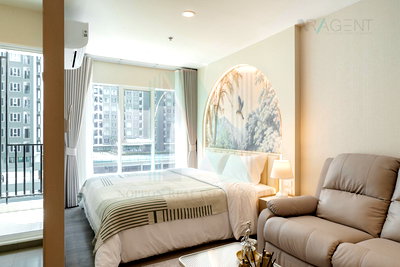 คอนโดให้เช่า : 🎊 ให้เช่าคอนโด รีเจ้นท์ โฮม บางนา อาคาร D ชั้น 6 สตูดิโอ ขนาด 28 ตรม ใกล้ BTS บางนา