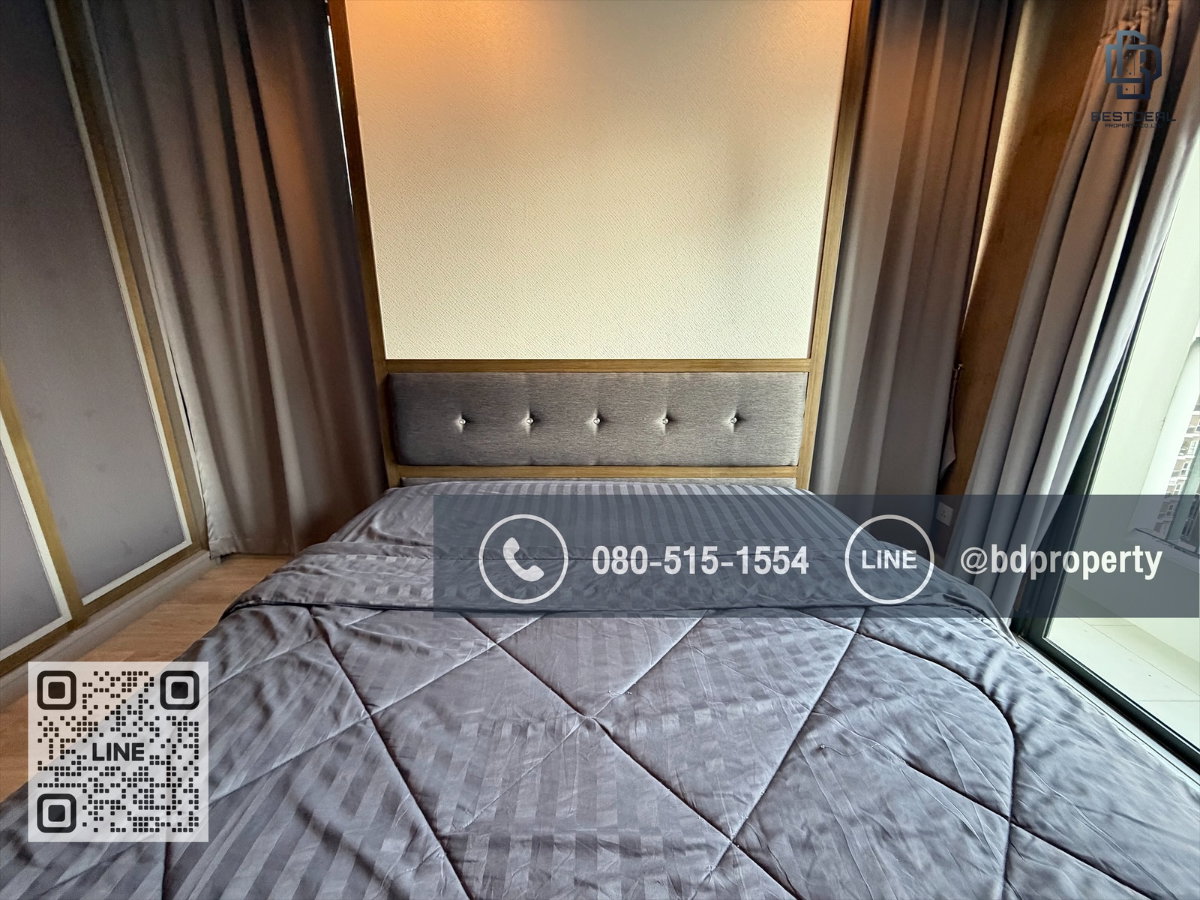 รูป Bestdeal ให้เช่า ขนาด 2 ห้องนอน 55 sqm.เฟอร์นิเจอร์และเครื่องใช้ไฟฟ้าครบพร้อมเข้าอยู่ 25,000 บาท/เดือน “IDEO MOBI RAMA 9” ใกล้MRTและเซ็นทรัลพระราม 9  - รูปที่ 6/16