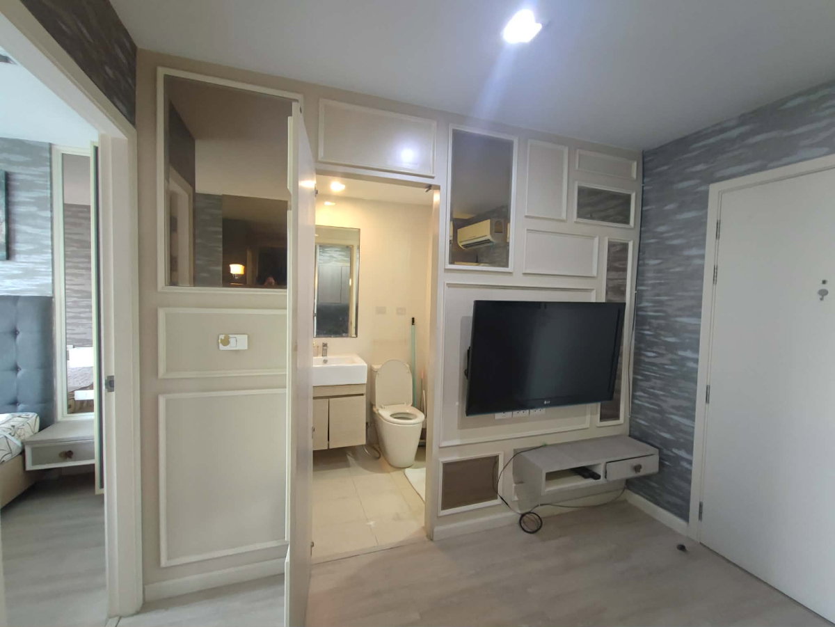 รูป 🏆ให้เช่า 12,000 คอนโด Metro Luxe Rama 4 ติดซอย ม.กรุงเทพ กล้วยน้ำไท ใกล้ BTS เอกมัย 🏆ห้องตกแต่งสวย เป็นสัดส่วน ห้องน้ำซ่อนรูป - รูปที่ 4/15