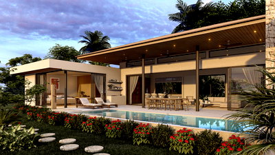 Houses for sale Prachaubkirikhan : PREMIUM RESORT RESIDENCE Contemporary Thai-Style Private Home – Hua Hin