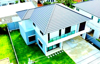 เช่าบ้านเดี่ยว ม.รังสิต : ใกล้ รร.นานาชาติ Harrow 800 ม. บ้านเดี่ยว 2 ชั้น 4 นอน 5 น้ำ สนามบินดอนเมือง ช่างอากาศอุทิศ สนามบินดอนเมือง 100 ตร.ว.252 ตร.ม.บ้านหลังมุม