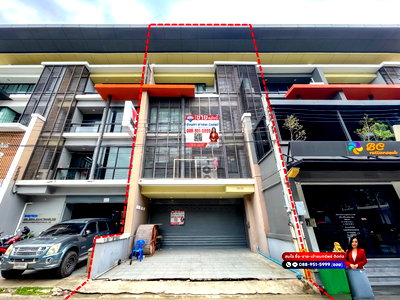 อาคารพาณิชย์ ถนนรามคำแหง : Platinum Place รามคำแหง 178 (แพลทตินัม เพลส) อาคาร 4 ชั้น พื้นที่ใช้สอย 350.87 ตารางเมตร ทำเลดี โครงการติดถนนใหญ่รามคำแหง