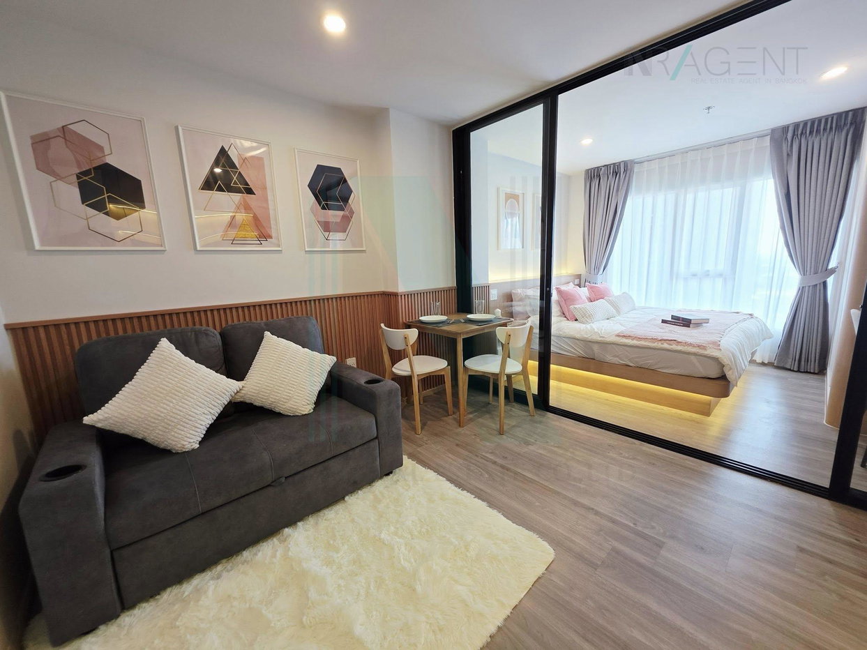 รูป 🔺 ให้เช่าคอนโด รีเจ้นท์ โฮม บางนา อาคาร A ชั้น 18 1 ห้องนอน ขนาด 28 ตรม ใกล้ BTS บางนา - รูปที่ 3/8