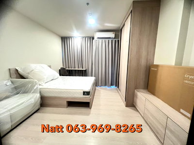 Condos for sale : Brand new, fully furnished 1-bedroom condo with garden view on the balcony. Price: 4.05 MB. Flo By Sansiri. Contact Nat Sansiri: 063-969-8265