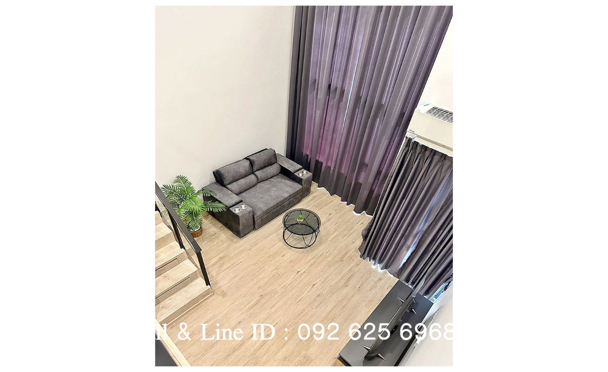 รูป ให้เช่า 🏠 คอนโด The rich rama 9 (เดอะริชพระราม 9) Duplex 1 ห้องนอน 1 ห้องน้ำ 🚆 ห้องวิวสูง พร้อมอยู่ ใกล้แอร์พอร์ตเรลลิงก์ สถานีหัวหมาก - รูปที่ 9/29