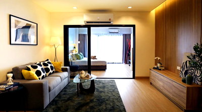 Condos for sale MRT Srinagarindra 38 : The Trio                     Garden 