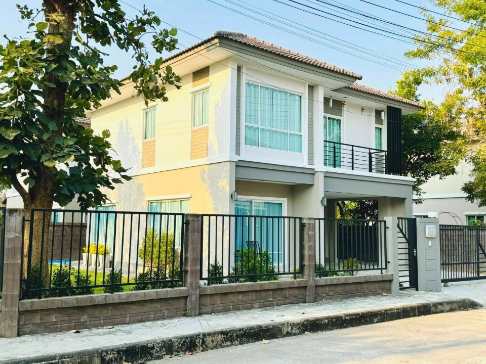 รูป ขายบ้านเดี่ยวในโครงการเดอะ แพลนท์ มหิดล-เจริญเมือง แปลงมุม มีสนามหญ้า เฟอร์นิเจอร์ครบ โซนสันกำแพง-SW003583 - รูปที่ 2/30