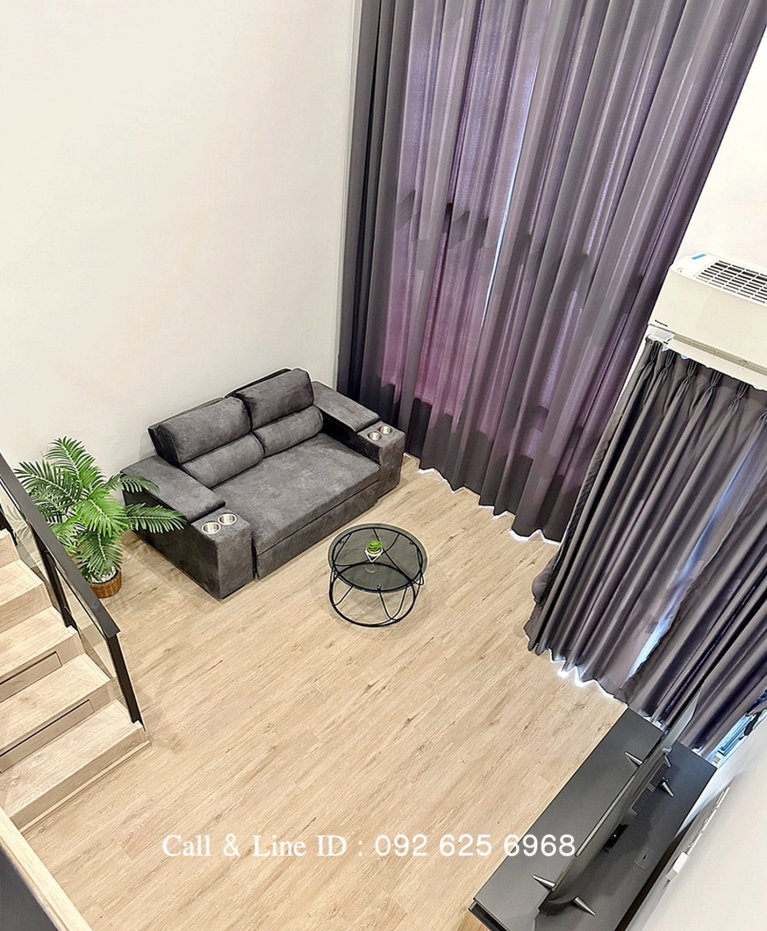 รูป ให้เช่า 🏠 คอนโด The rich rama 9 (เดอะริชพระราม 9) Duplex 1 ห้องนอน 1 ห้องน้ำ 🚆 ห้องวิวสูง พร้อมอยู่ ใกล้แอร์พอร์ตเรลลิงก์ สถานีหัวหมาก - รูปที่ 10/29