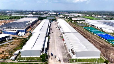 เช่าโรงงาน นิคมเวลโกรว์  : ให้เช่าโรงงาน/คลังสินค้า ผังม่วง มีให้เลือกหลายขนาด บางปะกง กม.43