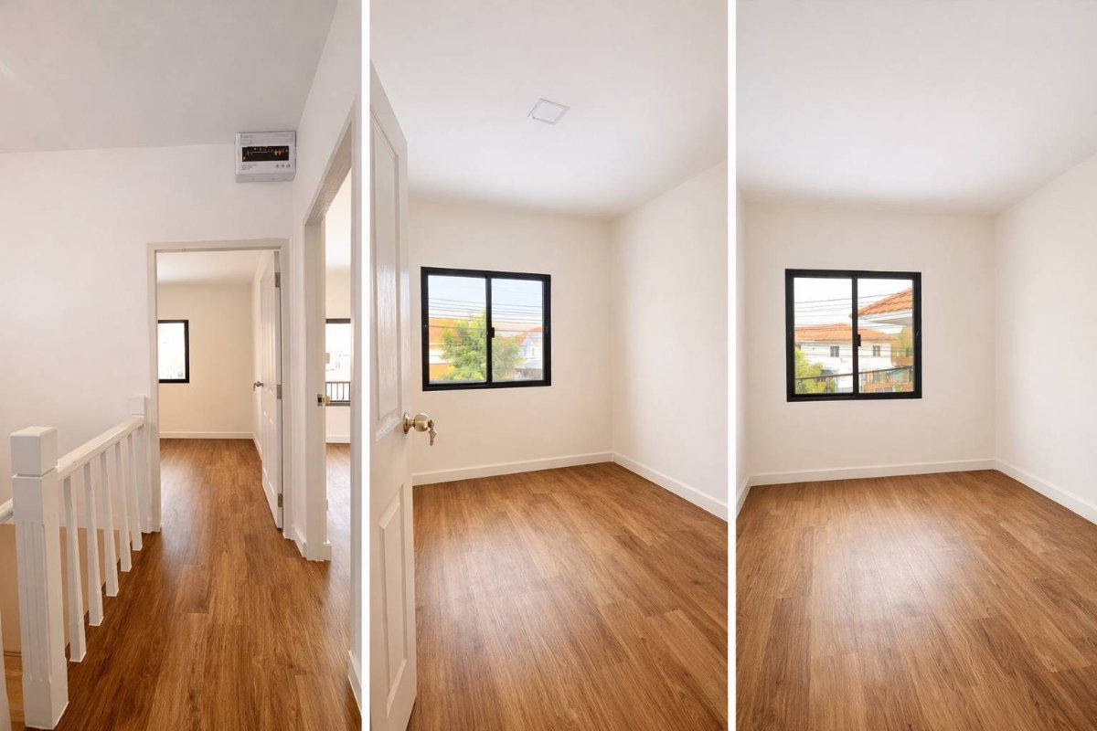 รูป ขายทาวน์เฮาส์พฤกษา 33 ลาดปลาดุก หลังมุมถนนเมน 29 ตร.ว. 5 นอน แต่ง Minimal Cozy ฟรีโอน - รูปที่ 19/20