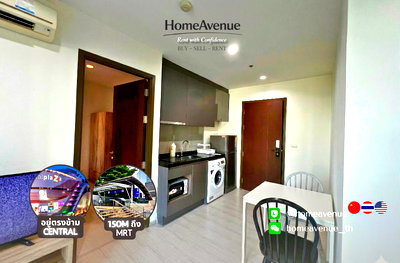 Condos for rent The Market Bangkok : Highlight✨ 1 Bed 🚇 Near MRT Rama 9💥📲 Line: @homeavenue ⭐HA-1342