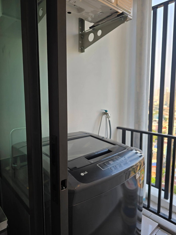 รูป 🏢ให้เช่า Regent Home Wutthakat 📌 📢ค่าเช่า 9,500 บาทเท่านั้น❗ห้องใหม่มือแรก 1 bedroom 1 bathroom ขนาด 26 ตรม.ชั้น 21 BTS วุฒากาศ 200 เมตร - รูปที่ 12/13