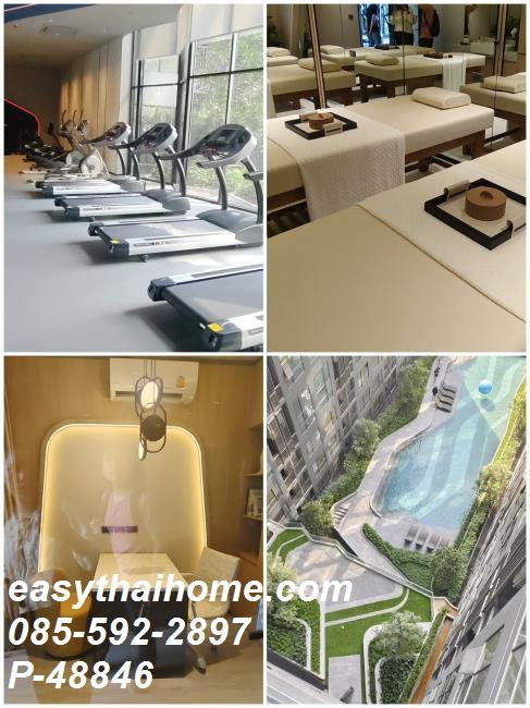รูป [ห้องสวยเพดานสูง! ออริจิ้น ปลั๊ก แอนด์ เพลย์ สิรินธร เขตบางพลัด P-48846] ใกล้ MRT สิรินธร 22,000 บาท | line @easythaihome 085-592-2897 - รูปที่ 13/23