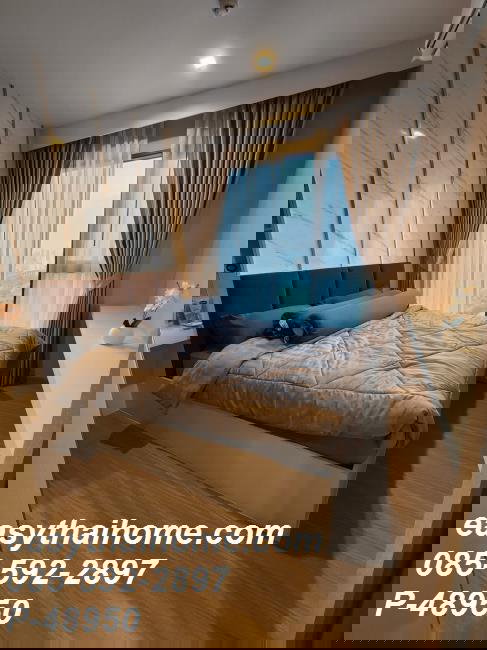 รูป [ห้องสวยชั้นสูงวิวใบหยก! ไลฟ์ อโศก ไฮป์ เขตราชเทวี P-48950] ใกล้ MRT พระราม 9 21,000 บาท | line @easythaihome 085-592-2897 - รูปที่ 5/11