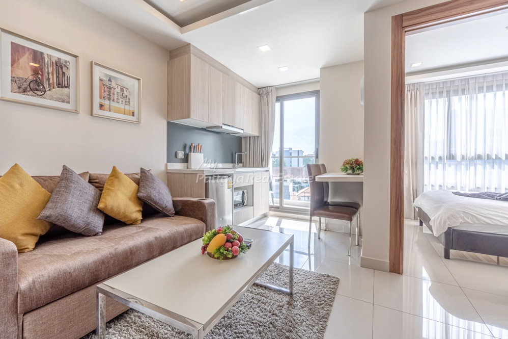รูป 🛏️ 1 ห้องนอน - 🛁 1 ห้องน้ำ - 🏙️ City View - 🌏 ชื่อชาวต่างชาติ - 🏢 Arcadia Beach Resort Pattaya - รหัส: ABR48 - รูปที่ 4/6