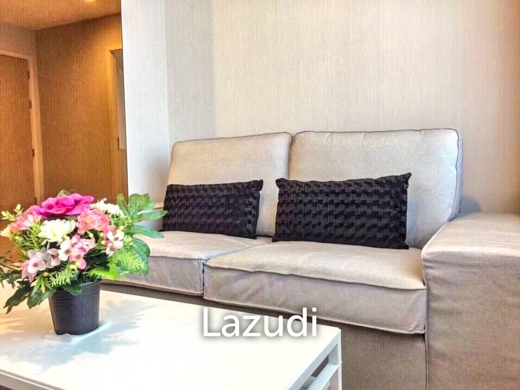 รูป 41.0 ตร.ม. 2 ห้องนอน 1 ห้องน้ำ คอนโดสำหรับ เช่าใน บางกะปิ - รูปที่ 2/13