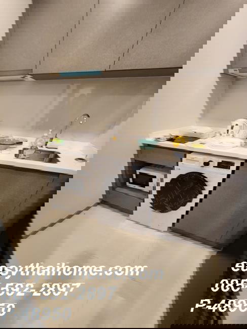 รูป [ห้องสวยชั้นสูงวิวใบหยก! ไลฟ์ อโศก ไฮป์ เขตราชเทวี P-48950] ใกล้ MRT พระราม 9 21,000 บาท | line @easythaihome 085-592-2897 - รูปที่ 7/11