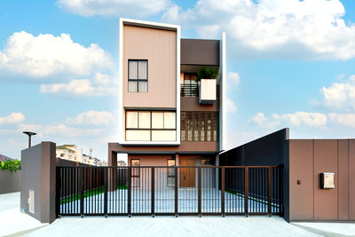 Houses for sale Wang Thonglang : New 4 Bed House in Feel Town Ladprao 101 | Ready to Move In | Contact Eve 094-342-3498 | LINE: @HatcheryAgent