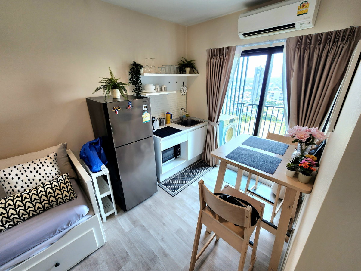 รูป ลดราคา ** ห้องว่างครับผม อัพเดท!! เฟอร์นิเจอร์ดีมากๆ จาก Ikea**ให้เช่า Plum Condo Central Station เฟส2 ชั้น32 ห้องจริงตามปก  SN490.365 - รูปที่ 38/75