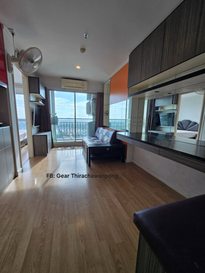 รูป ห้องขนาด 28.19ตรม. ชั้น 27 วิวฅริมแม่น้ำเจ้าพระยา  ฝั่งแม่น้ำเจ้าพระยา ชั้นบนสุด วิวสวยที่สุด ไม่ติดตึก ไม่ติดมุม  พร้อมเข้าอยู่ได้เลย เฟอร์นิเจอร์ครบ  - รูปที่ 3/24