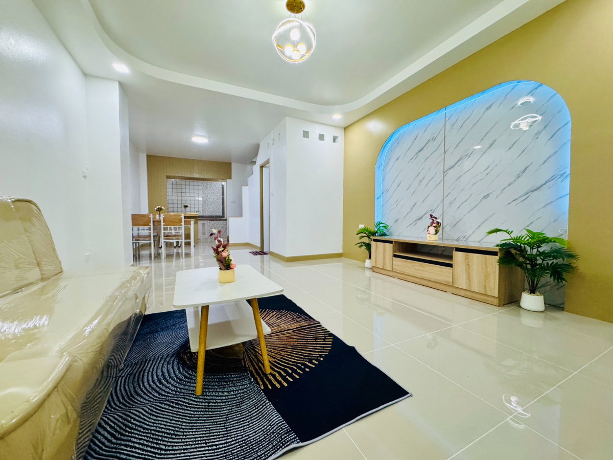 รูป ขายทาวน์เฮ้าส์ร่มเงาไม้ วัดลาดปลาดุก หลังมุมติดถนนเมน 16 ตร.ว. ค้าขายได้ ฟรีโอน - รูปที่ 3/26