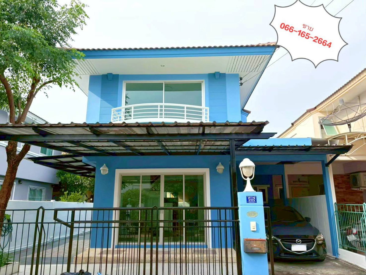 ขายบ้านแฝด ศุภาลัยวิลล์ สุขุมวิท-แพรกษา ต่อเติมครบ ทำเลดีเดินทางสะดวกติดถนนใหญ่แพรกษา ใกล้รถไฟฟ้า BTS แพรกษา