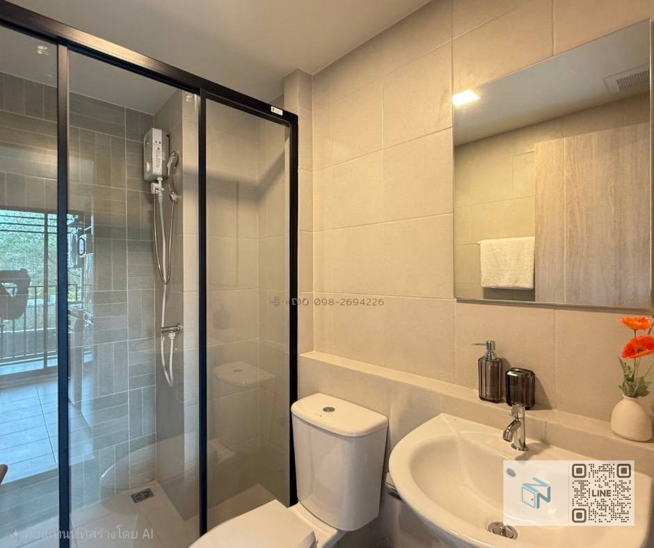 รูป #ให้เช่า ดีคอนโดเซนส์ ตรงข้ามม.บูรพา ห้องใหม่ 25.50 ตร.ม. เงียบสงบ ไม่วุ่นวาย มีความเป็นส่วนตัว 🔥ปล่อย 9,500🔥 - รูปที่ 12/12