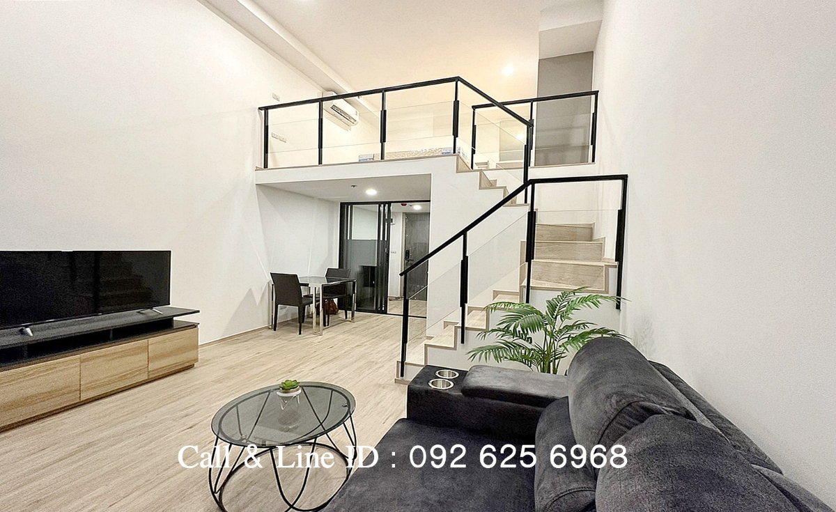 รูป ให้เช่า 🏠 คอนโด The rich rama 9 (เดอะริชพระราม 9) Duplex 1 ห้องนอน 1 ห้องน้ำ 🚆 ห้องวิวสูง พร้อมอยู่ ใกล้แอร์พอร์ตเรลลิงก์ สถานีหัวหมาก - รูปที่ 2/29