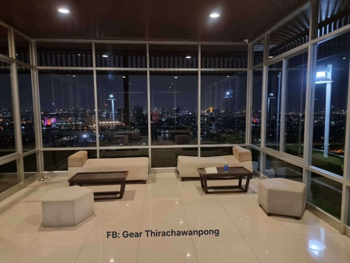 รูป ห้องขนาด 28.19ตรม. ชั้น 27 วิวฅริมแม่น้ำเจ้าพระยา  ฝั่งแม่น้ำเจ้าพระยา ชั้นบนสุด วิวสวยที่สุด ไม่ติดตึก ไม่ติดมุม  พร้อมเข้าอยู่ได้เลย เฟอร์นิเจอร์ครบ  - รูปที่ 24/24