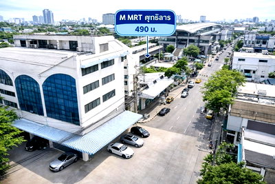 เช่าอาคารพาณิชย์ กรุงเทพมหานคร : ทำเลอินทามระ อาคาร 5 ชั้น 3น้ำ ม.หอการค้าไทย 5นอน ให้เช่า 2 คูหา ห้องมุม ตลาดห้วยขวาง MRTสุทธิสาร 490ม. 5คัน ใกล้ 30 ตร.ว. 450 ตร.ม.